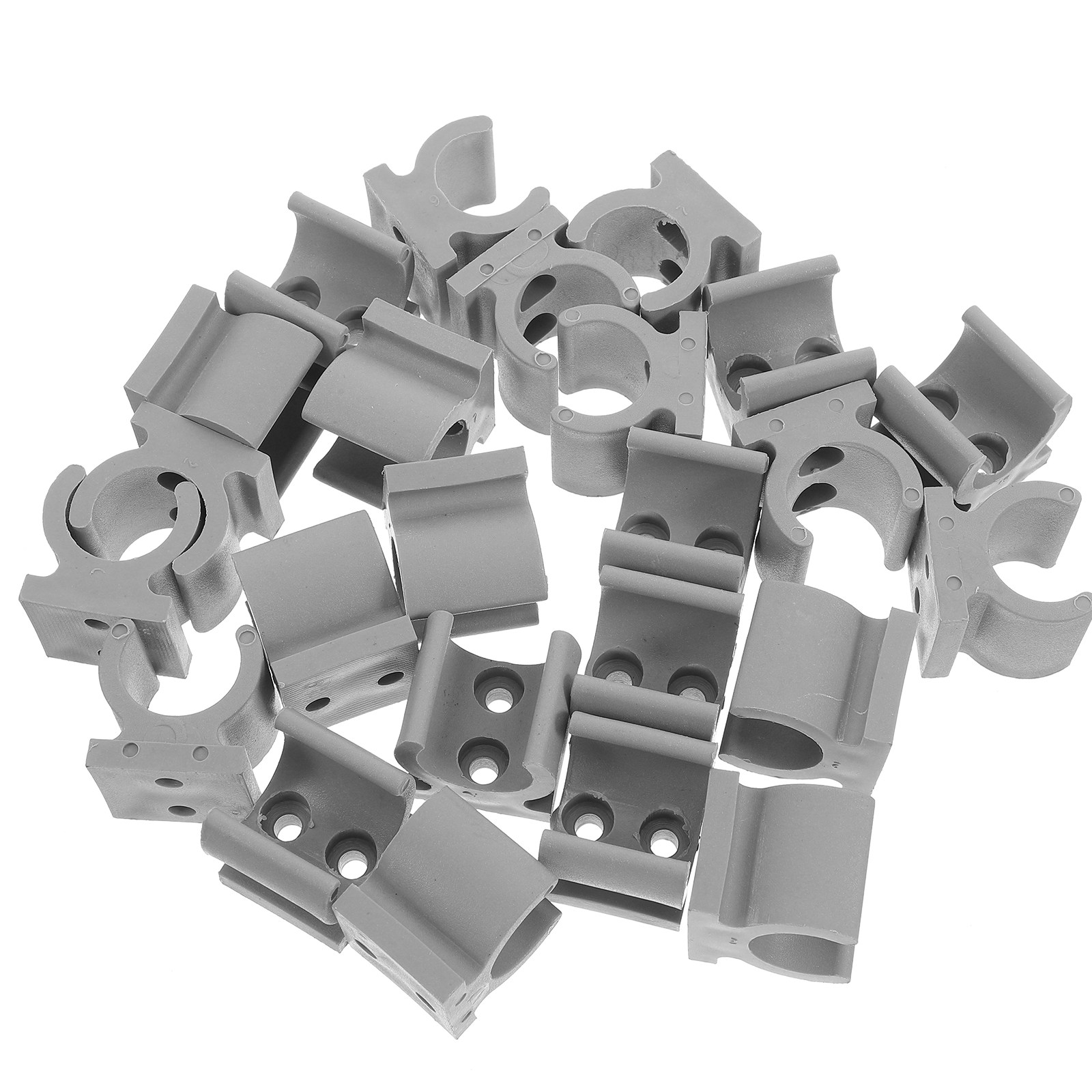 24Pcs Wheelchair Commode Chair - Plastic Pipe Clip ulasan dan harga