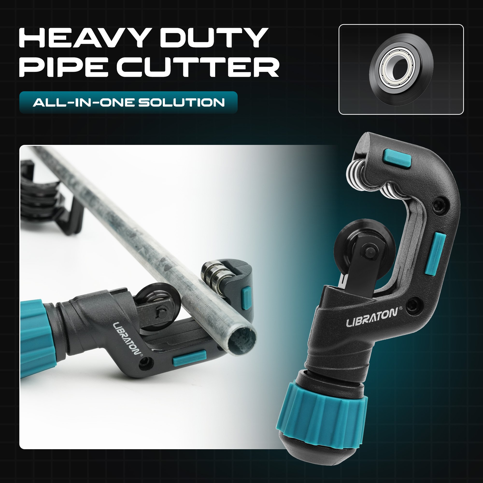 LIBRATON Pipe Cutter With Blad - Pipe Cutter Ratchet ulasan dan harga