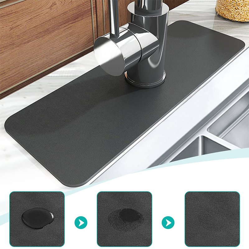 Upgraded Diatomite Sink Splash - Silicone Tap Washer ulasan dan harga