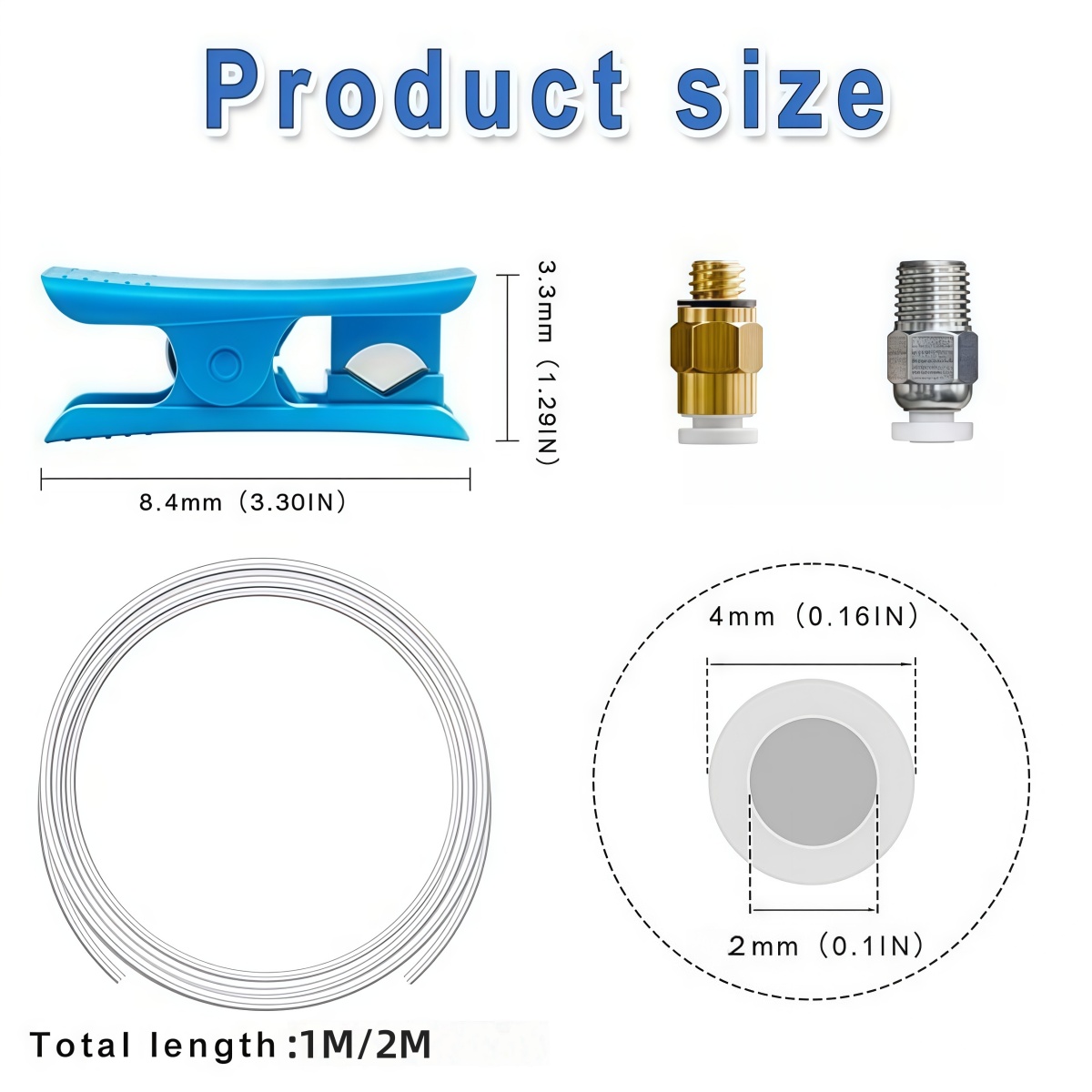 Creality 3D Printer PTFE Tube， - Ptfe Tape Thread ulasan dan harga