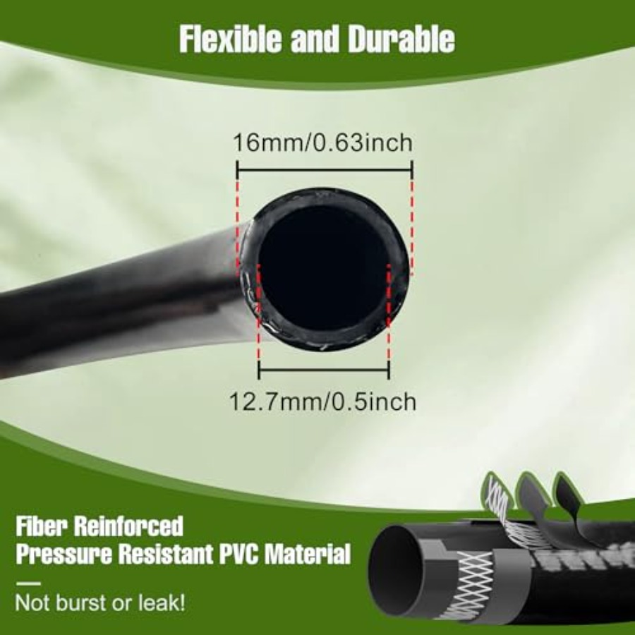 100FT 1/2 Inch Drip Irrigation - Push Fit Connector ulasan dan harga